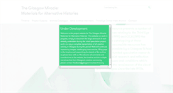 Desktop Screenshot of glasgowmiraclearchives.org